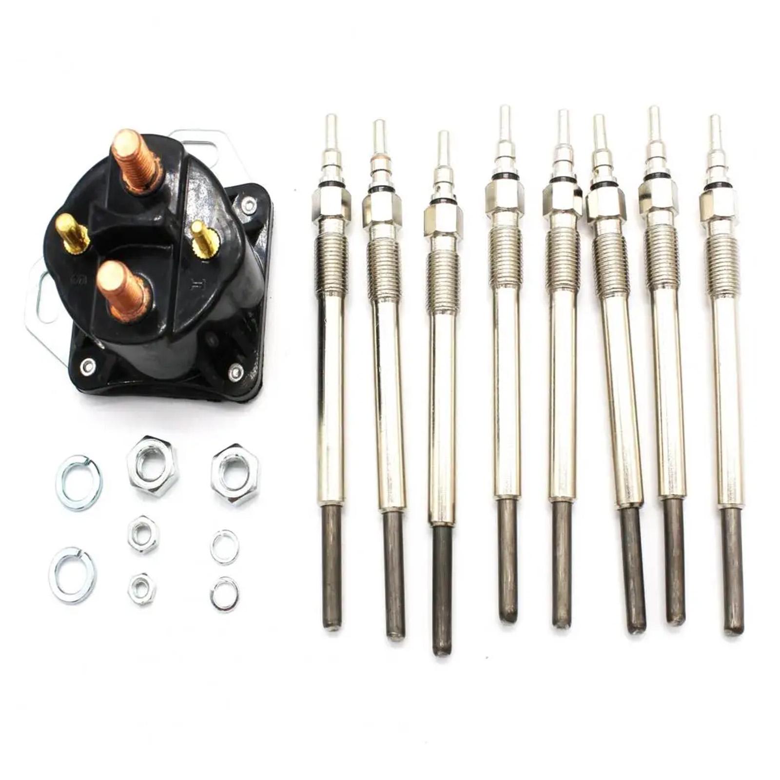 

Power Stroke Diesels Pickup Relays Соленоид и свеча накаливания DY838 DY861 1825931C1 1825931C2 Для 7.3L F-350 F-450 F-590 F-600