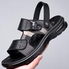 New Men Shoes Summer Fashion Sandals Air Cushion Genuine Leather Slipper Youth Outdoor Soft Sole Beach Shoes