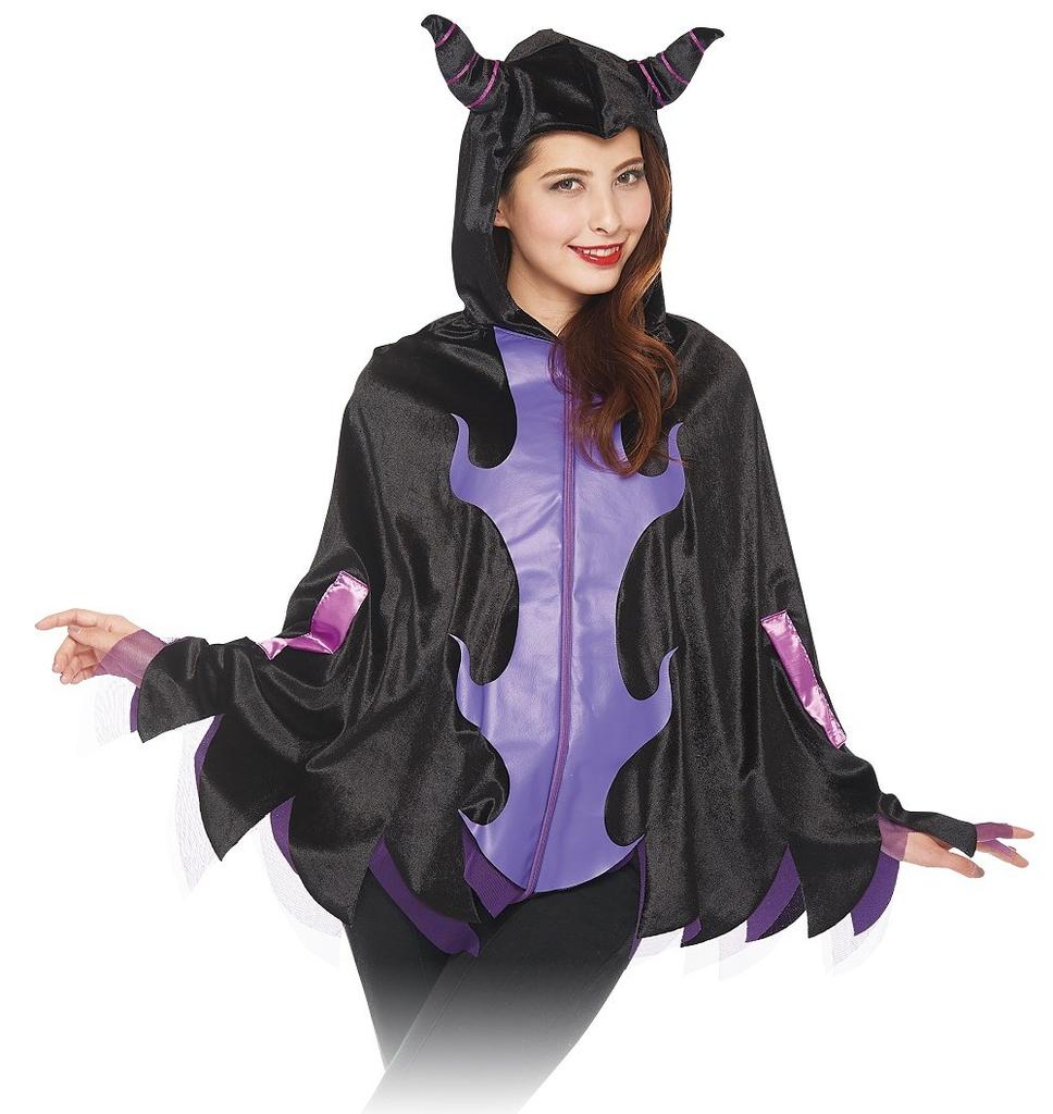 Disney Sleeping Beauty Maleficent Cape Costume, Unisex, Cape Length 63cm