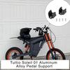 Non Slip Motorcycle Footrest Bracket Rack Lightweight Aircraft Grade Aluminum For Long Distance Riding And Daily Commute