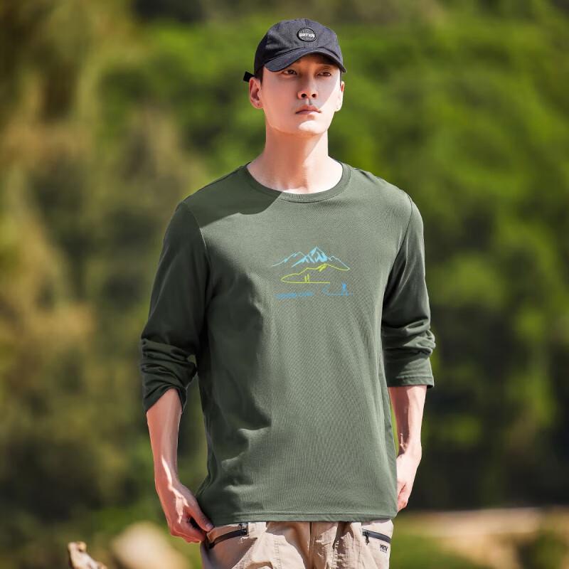 Men s Sports Casual Round Neck Pullover Sweatshirt L