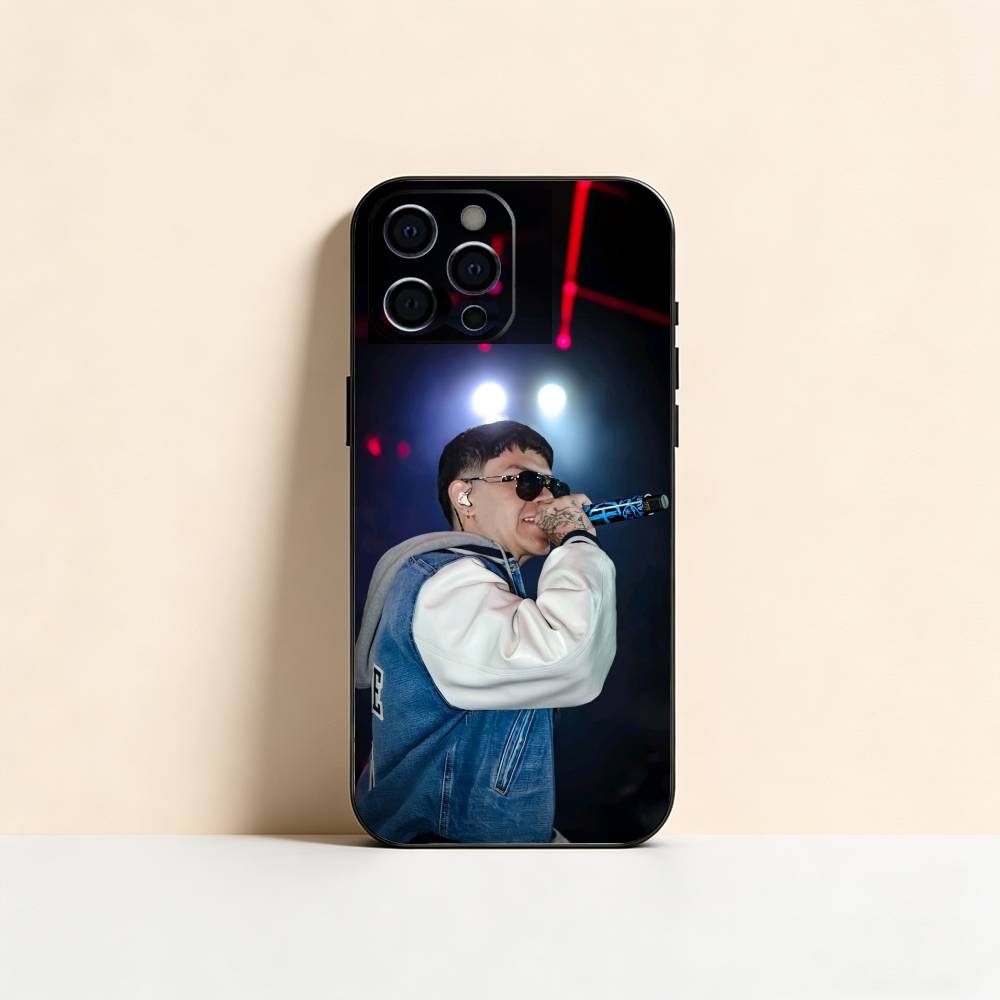 J-Junior H Phone Case For iPhone 17,16,15,14,13,12,11 Plus,Pro Max,XS,Soft Silicone Black Cover