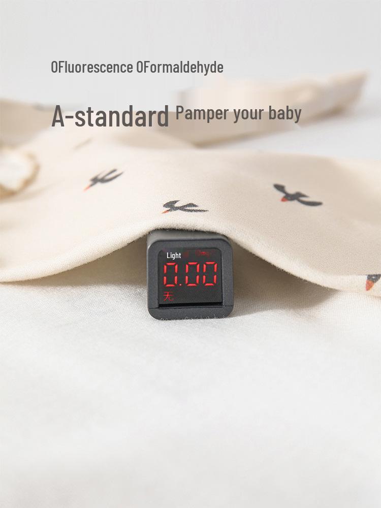 Newborn Baby Girl Onesie - Pure Cotton Spring/Autumn Full Moon Romper - 100 Days Stylish Outerwear