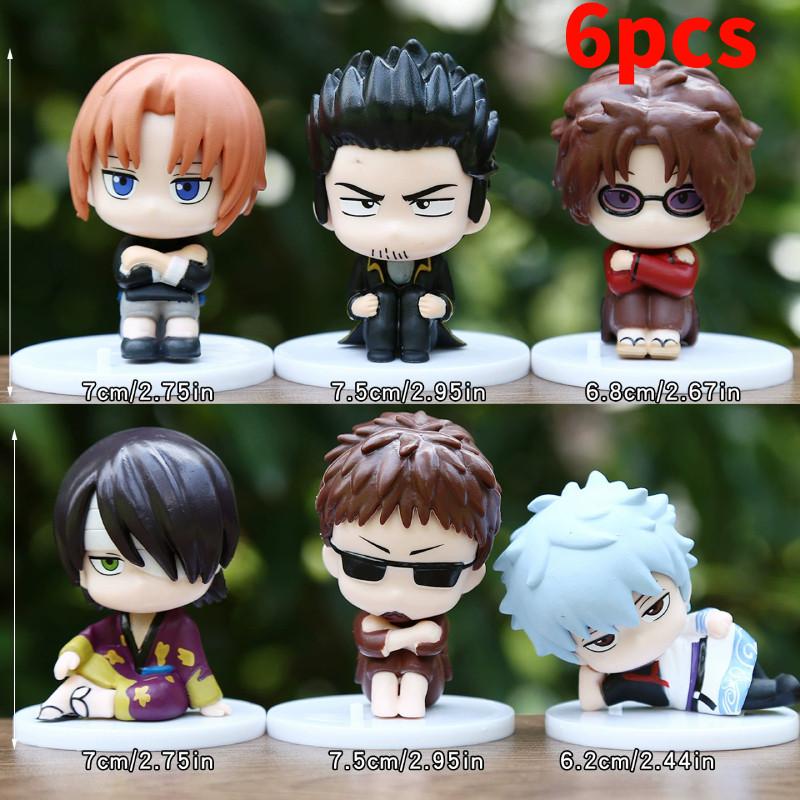 Gintama Action Figures Pvc Collectible Toy For Anime Enthusiasts