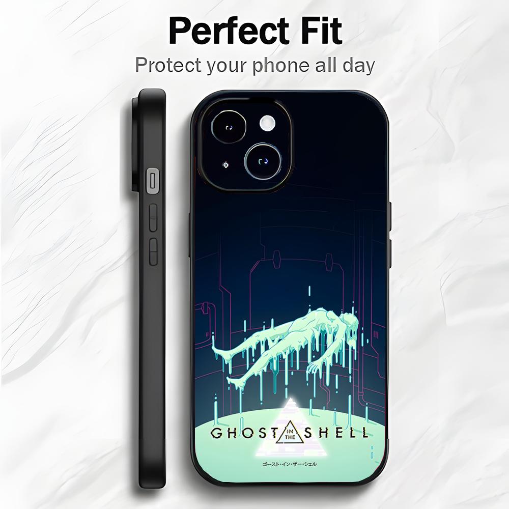 Cyberpunk Classic Anime G-Ghost In The Shell Phone Case Phone Case Soft Packaging Lightweight For iPhone17 16 15 14 13ProMax