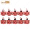 1-10PCS Christmas Gift Father Christmas Elk Christmas Tree Pattern Money Draw Surprise Box Festive Small Gifts Party Supplies
