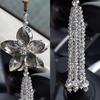 Auto Rückspiegel Hängen Zubehör Künstliche Kristall Blume Charm Anhänger Ornamente Glück Auto Innen Dekoration Dekor