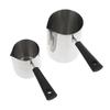 350/600Ml Long Handle Stainless Steel Coffee Pot With Pouring Spout Milk Butter Warmer Pot Stovetop Chocolate Melting Pan
