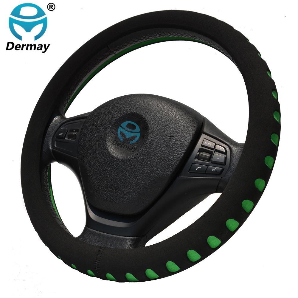 

Three-dimensional structure Car Steering Wheel Cover Universal/ Non-slip Steering-Wheel Cover Diameter 38cm серый