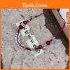 Geometric Alloy Handcrafted Bracelet With Bells Unique New Chinese Design For Women