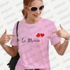 French Women Bridal Wedding Party T-shirt Team EVJF Tops Future Bride To Be Squad Bridesmaid Tees Bachelorette Hen Party Blouses