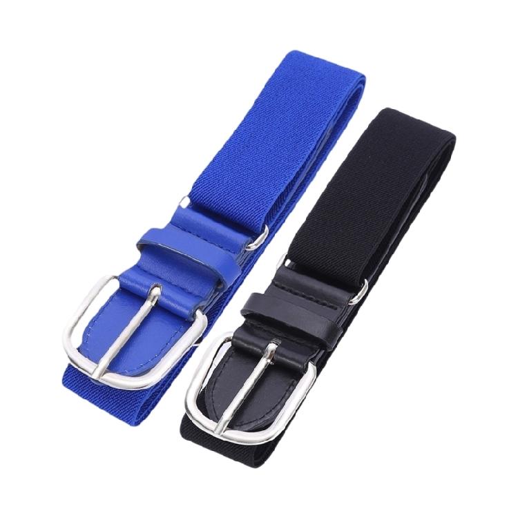 Solid Color Baseball Belt Softball Waist Belt Adjustable Waistband Classical Elastic Waistchain Belt for Teenagers Adult