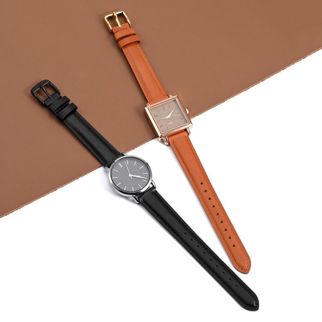 BISONSTRAP 14mm Leather Watch Genuine Vintage Replacement Band for Smartwatches and for Women Band, Leather, Watches,