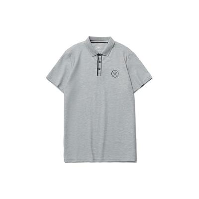 Li Ning Wade Series Casual Sports Polo Shirt Men Tops Brick-Gray APLR021-4