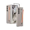 Samsung Z Fold6 Ultra-Thin Frosted Phone Case with Pen Slot - Solid Color Protective Cover
