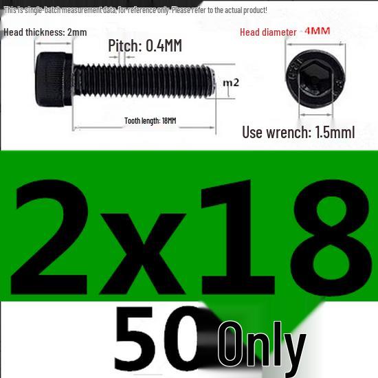 High-Strength Grade 12.9 Internal Hex Head Screws M1.4-M20