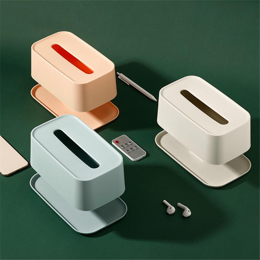 Διπλό κουτί χαρτομάντιλων Αποθήκευση πολλαπλών λειτουργιών για το σπίτι Υπνοδωμάτιο Σαλόνι Τραπεζάκι σαλονιού Δίσκος για χαρτοπετσέτες Χου