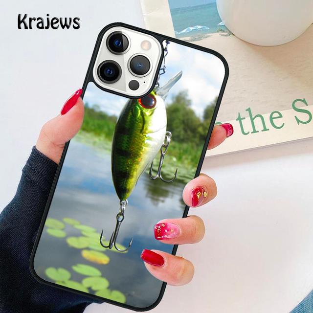 Bass FISHING FISH Soft Phone Case Cover For iPhone 17 Air 16 15 14 Plus 12 13 Pro Max Coque Shell Fundas