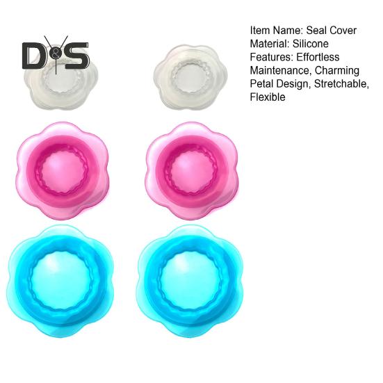 3/6 ks Silikonová strečová víčka pro skladování potravin Opakovaně použitelné elastické poklice na misky Design okvětních lístků Potravinářský silikon Mikrovlnný kryt