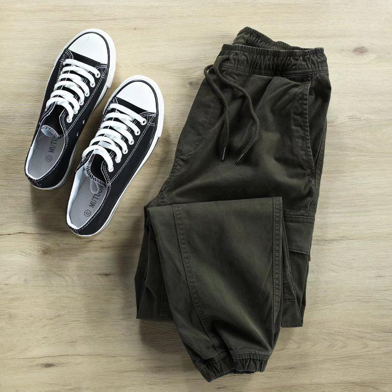 Men's Trendy Japanese Loose-Fit Work Overalls for Spring and Autumn