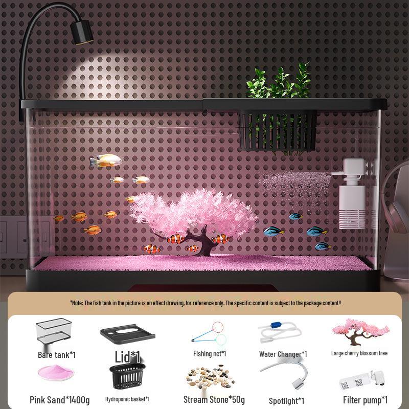 

Настільний еко-акваріум Квітуча сакура з фільтрацією, освітленням та оксигенацією для півника або золотої рибки Medium [37.6*21*21cm]