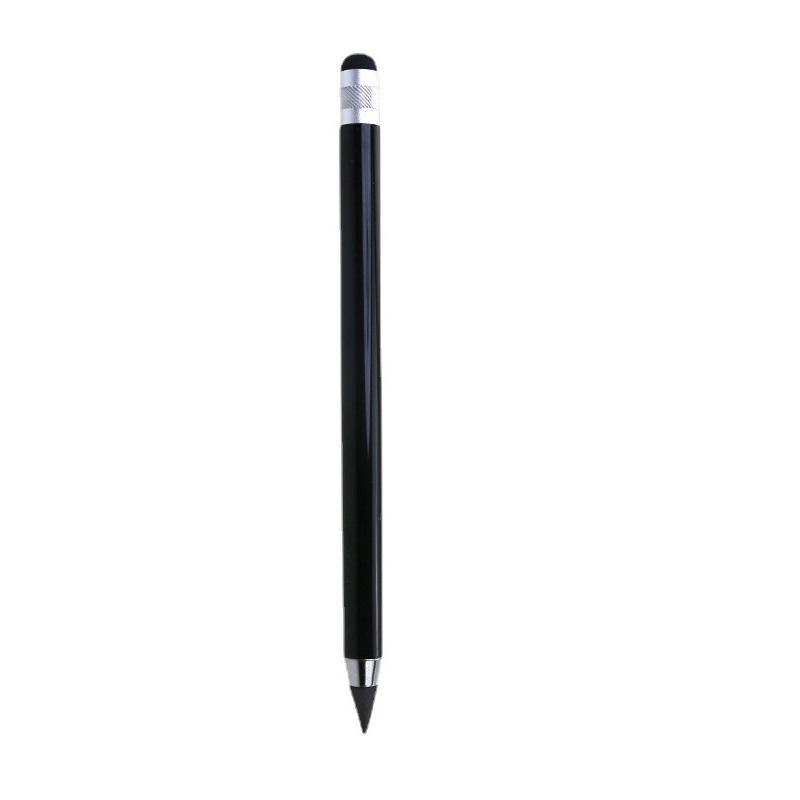 Silicone Permanent Pencil Head Dual-use Condenser Stylus Writing Erasable Pencil for Students