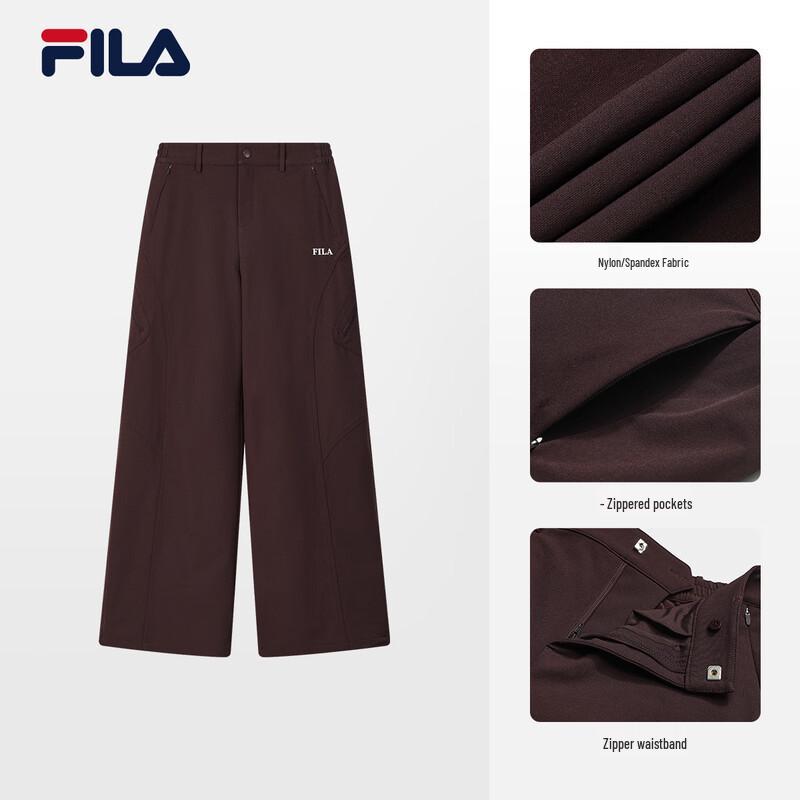 FILA Women s Woven Straight-Leg Trousers S