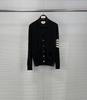 Unisex V-Neck Wool Cardigan - Autumn/Winter, Casual & Comfortable, 5-Button Design