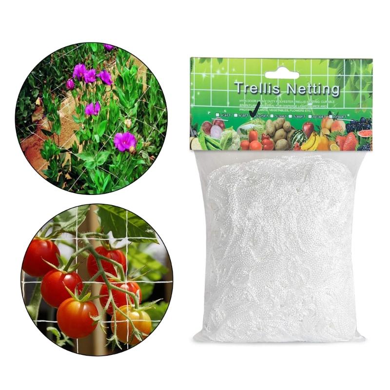 High Strengths Polyester Climbing Net for Vegetable Growing and Outdoor Plant Support Durability Gardening Tool