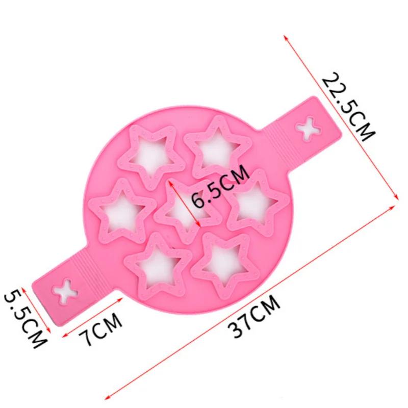 Silicone Egg Frying Mold Egg Pancake Ring Nonstick Soufflé Making Mould Reusable Pancake Maker Cooking Tools Kitchen Accessories