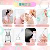 SOVIFKI Travel Bottle Refillable Shampoo Portable Cosmetic Spray Cream Labels Flexible with Storage Pouch 16-Piece Set Leak-Proof Bottles,