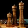 1PC Manual 5 Inch 8 Inch 10 Inch Grinder; Pepper Grinder; Oak Wood; Sichuan Pepper; Freshly Ground Pepper Powder; Seasoning Jar.