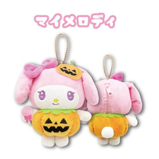 Hatayama Shoji Sanrio Mascot Pouch Halloween My Melody Approximately 13cm Long 63203329