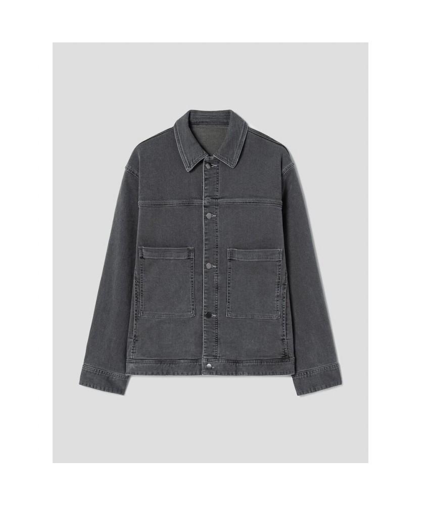 Shift.G Mallet Denim Trucker Jacket Gray