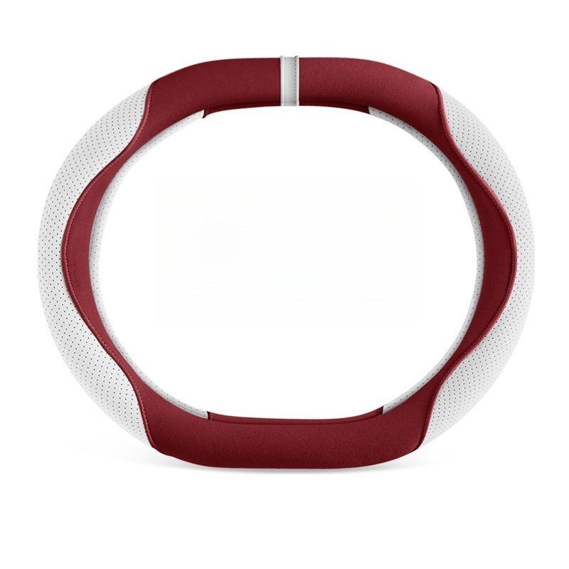Cute Suede Car Steering Wheel Cover Universal Steering Wheel Grip Cover Car Accessories Interior Woman Kawaii Steering Covers