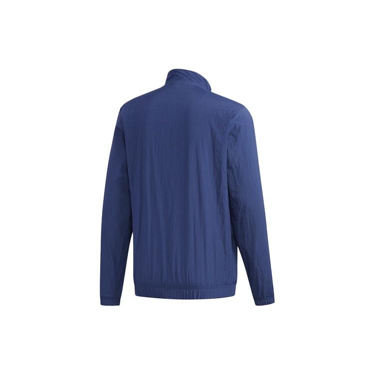 Adidas Jackets Men's Tech Blue Stand Collar Moderate Other FM6075