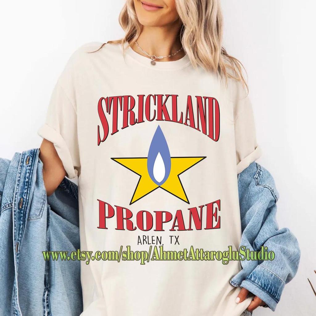 Mineral Wash Tee trickland Propane T-Shirt: Comfort Colors King of the Hill Unisex Tee