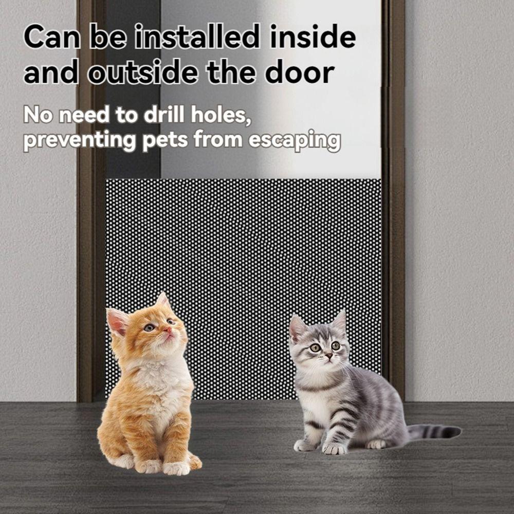 Universal Retractable Pet Gate Multifunctional Child Barrier Fences No-Drill Pet Door  Cat/Dog