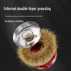 Steel Wire Brush Grinding Head for Hand Drill - Rust Removal & Polishing Tool