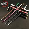 25cm Metal Demon Slayer Katana Kimetsu No Yaiba Steel Tanjirou Sword Real Size Japanese Katana Samurai Sabre Kid Toy Ainme Gift