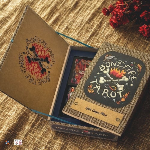 I.I.J Bonefire Tarot, Waite Edition, 78 Cards, Tarot Reading, with Japanese Instructions, Authentic