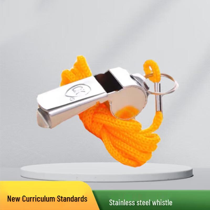 Metal Referee Coach Whistle with Lanyard