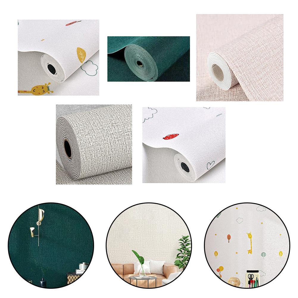 For Living Room Waterproof Wall Stickers Self-adhesive Wallpaper Decorating Walls Waterproof Stain-resistant Wall Sticker Vinyl