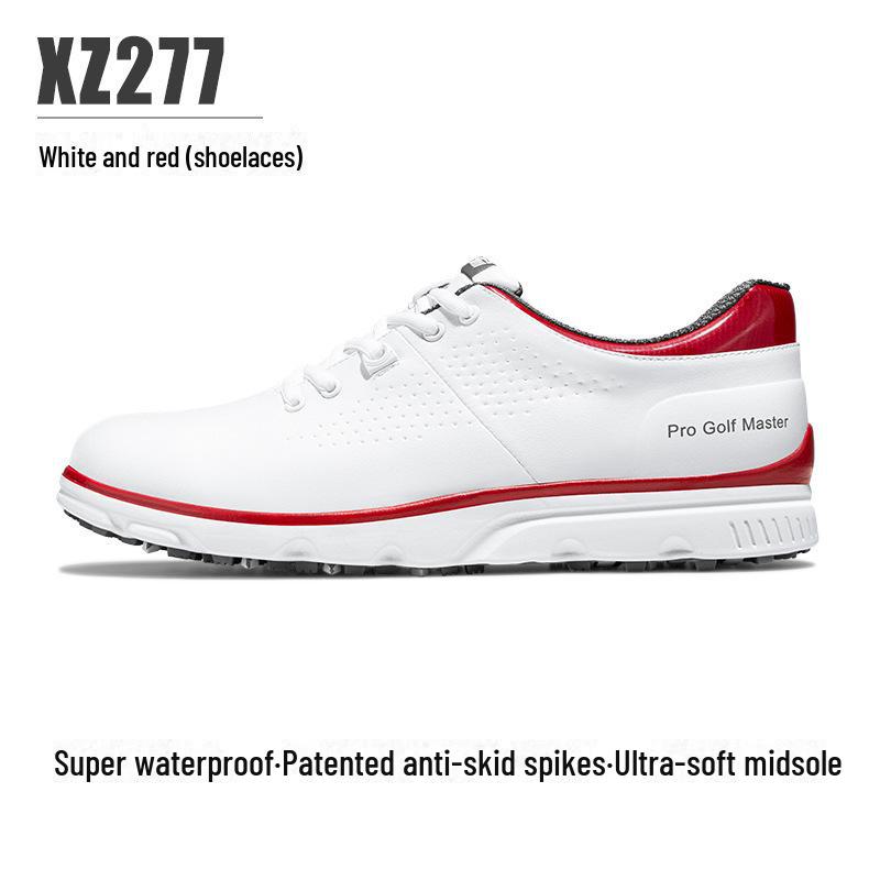 

Мужские дышащие туфли для гольфа PGM с накладными шнурками - летняя нескользящая спортивная обувь 45