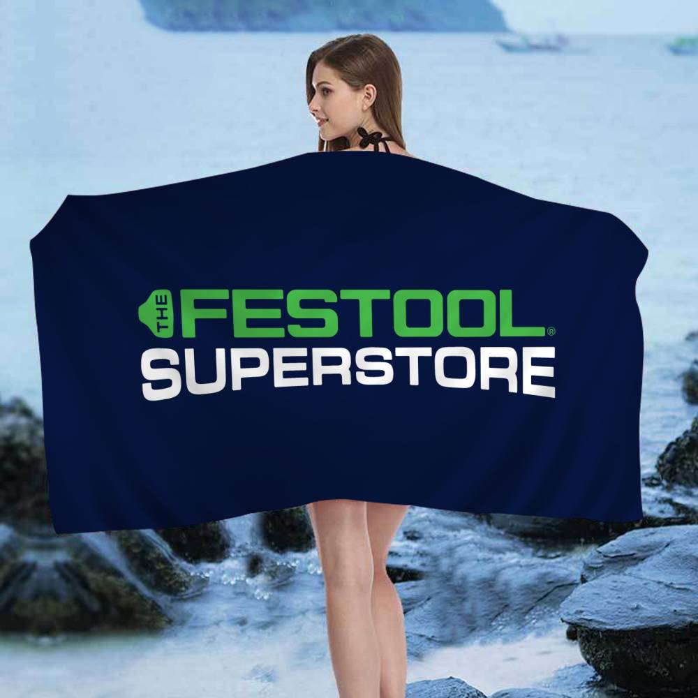 F-Festool Bath Towel Microfiber Soft Water Absorbing Breathable For Girl Kids Decorative Cartoon Beach Towel