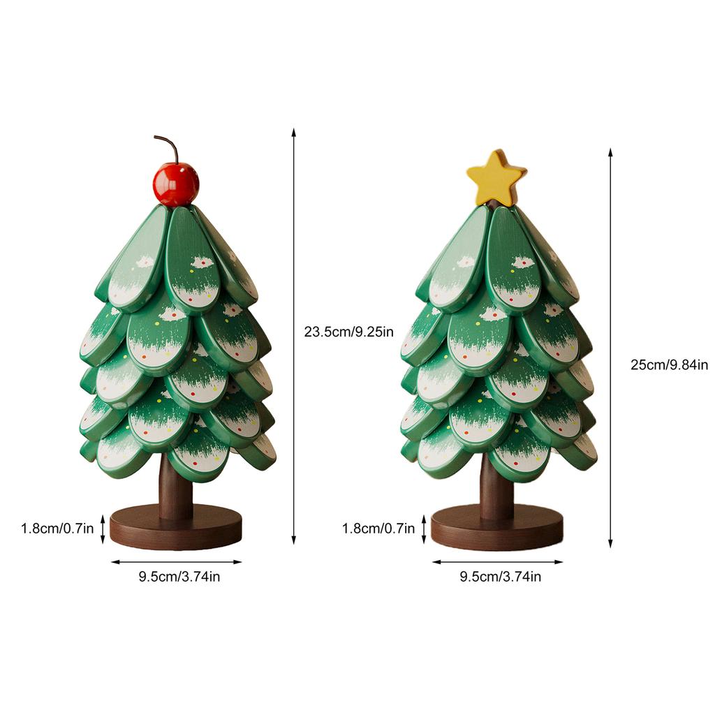 5PCS Tree Shape Trivet Set Foldable Christmas Tree Coasters Hot Pads for Hot Pots and Pans
