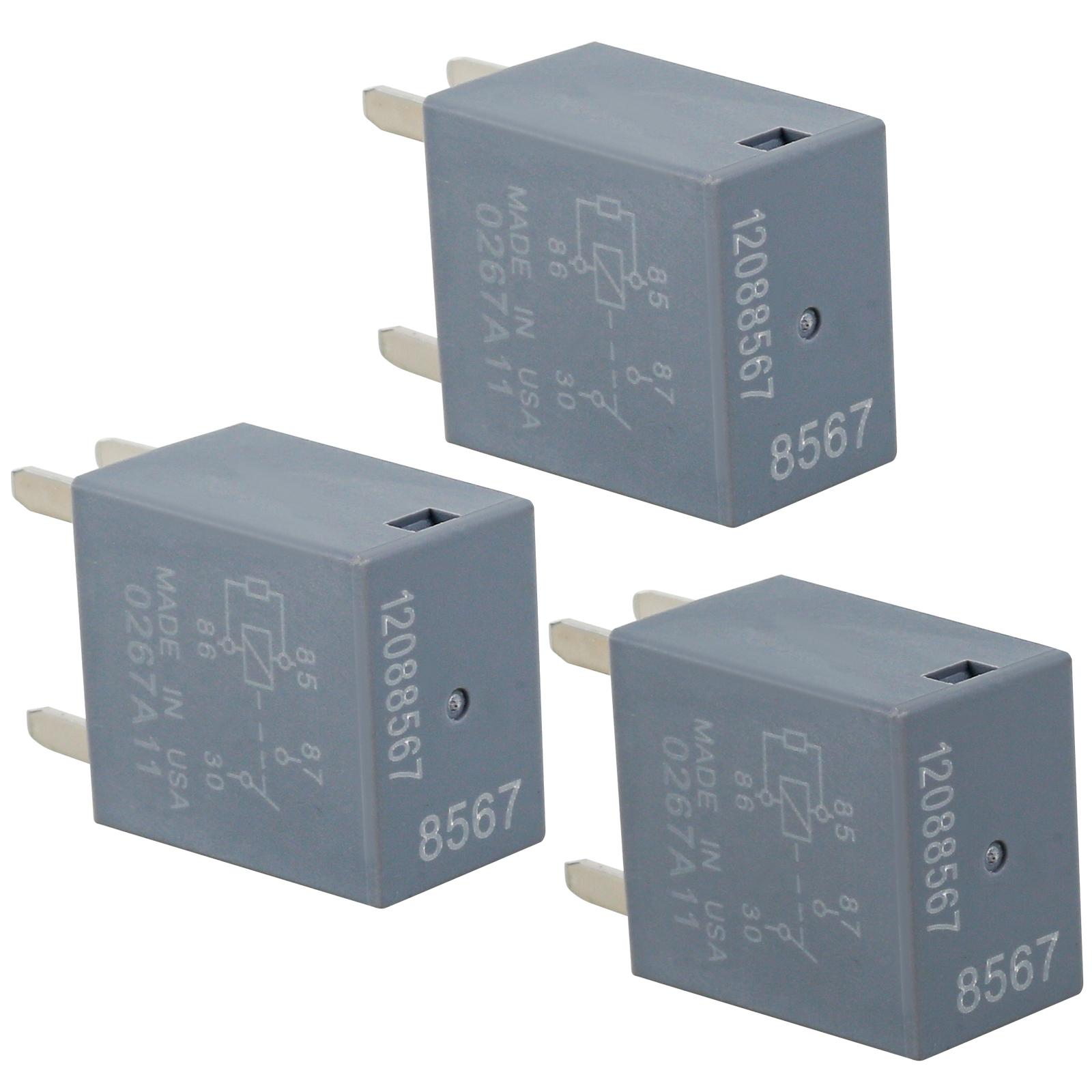 

Автомобильное реле 12 В постоянного тока 20 А 4 контакта автомобильное реле высокой производительности автомобильное реле подключаемого типа реле для автомобиля номер детали замены 12088567 серый