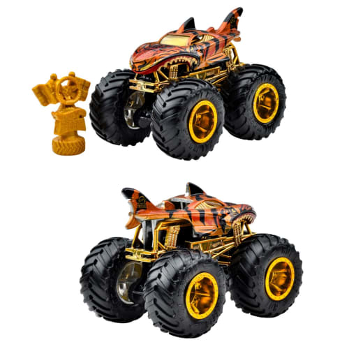 Hot Wheels Monster Truck Trophy Champion Assorted Vehicle Toys, 6-Car Box, Ages 3+, Multi-Purpose, 986A-JDV96