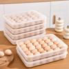 Plastic Refrigerator Egg Holder 30 Grids Egg Tray Practical Egg Storage Box  for Kitchen