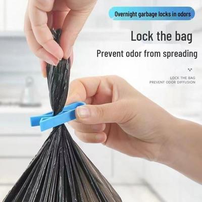 Clip de Fixation de Sac Antidérapant pour Bord de Poubelle